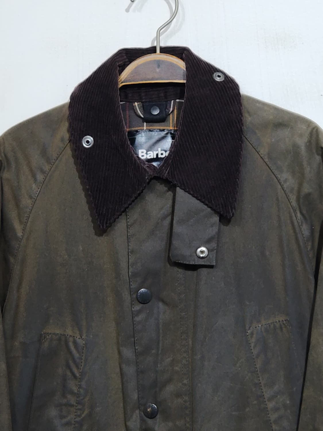(S) 바버 왁스자켓 클래식 비데일 왁싱점퍼 매장판  상품이미지2