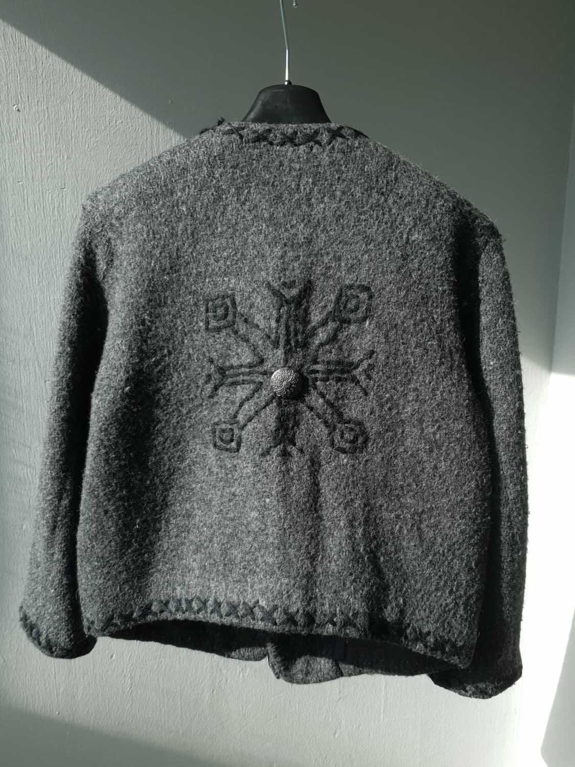 80s Issey Miyake tyrolean wool jacket 상품이미지7