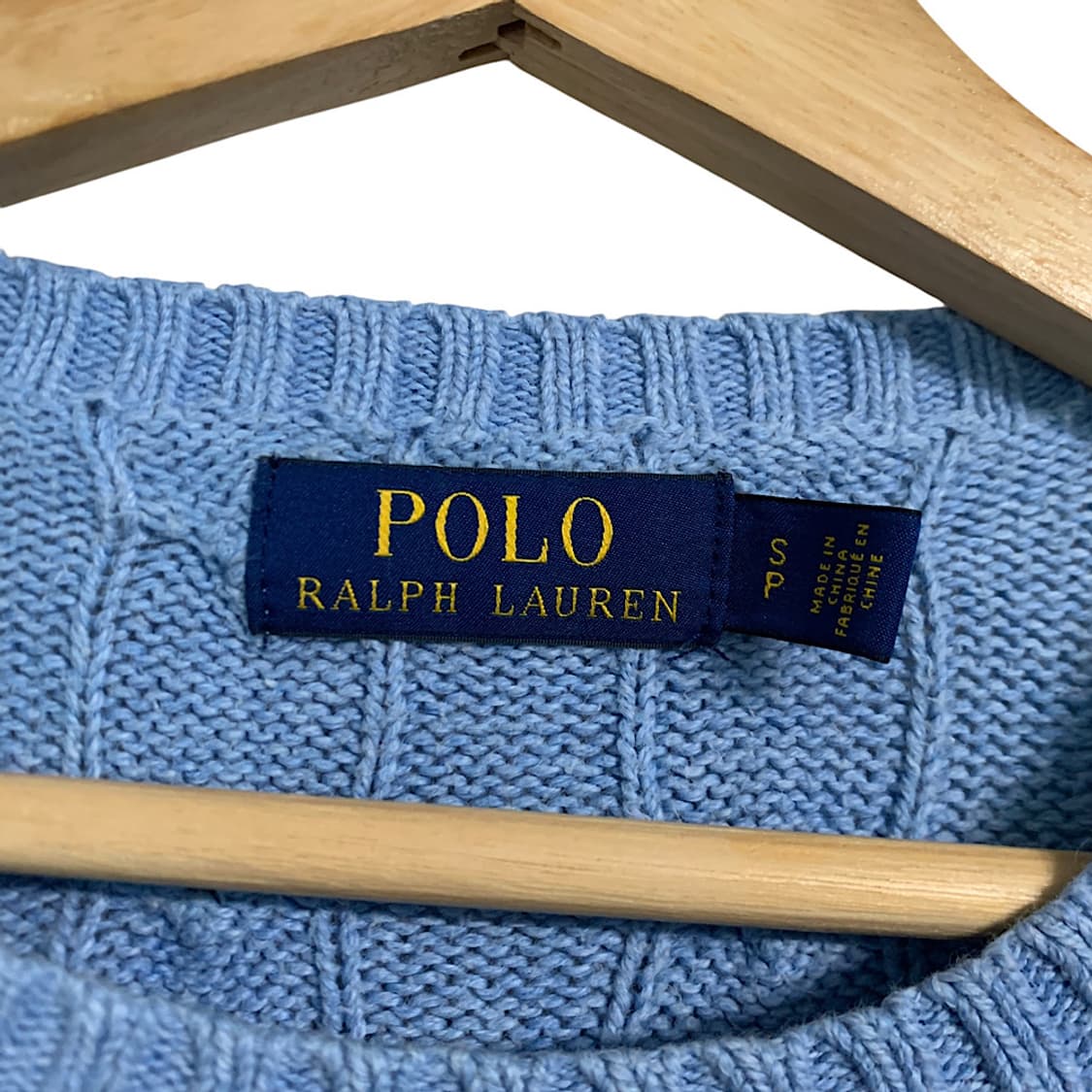 폴로 랄프로렌 코튼 케이블 니트 S 상품이미지2