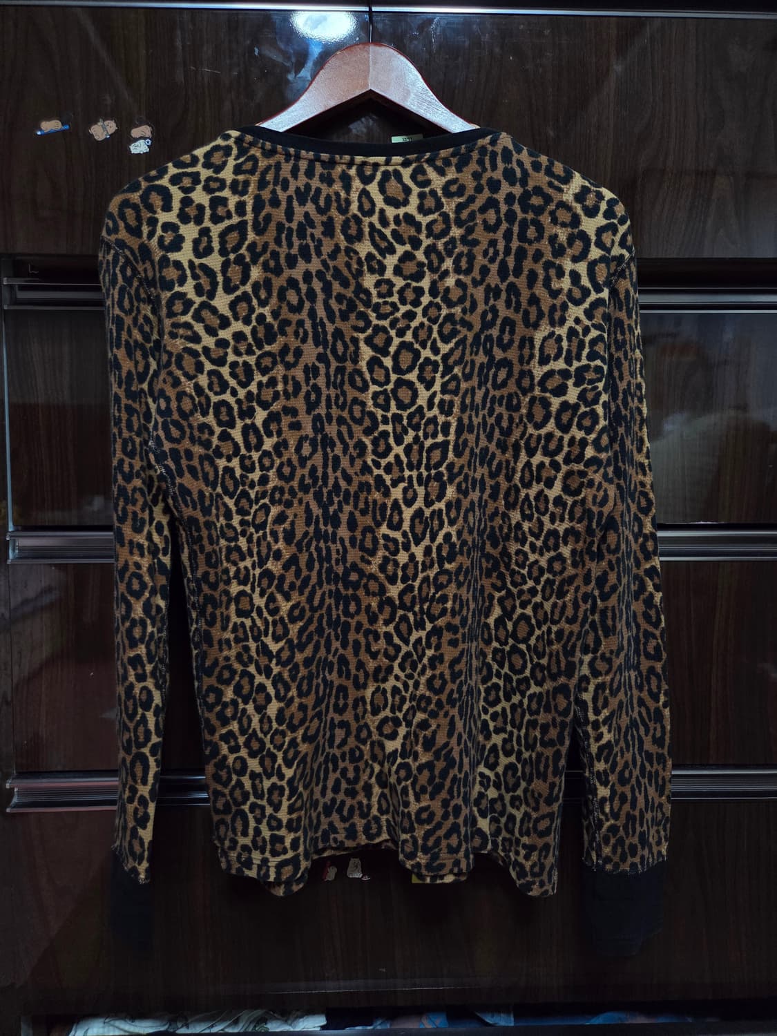 와코마리아 레오파드 헨릭넥 티셔츠 M 상품이미지2