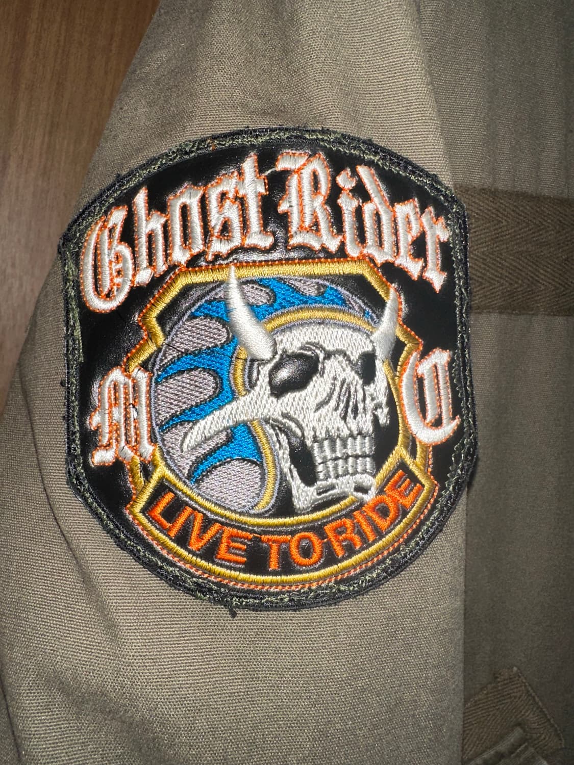 오렌지 카운티 쵸퍼스 자수 울프죠 야상 퍼자켓 패딩 펑크 N2B 밀리터리 상품이미지4