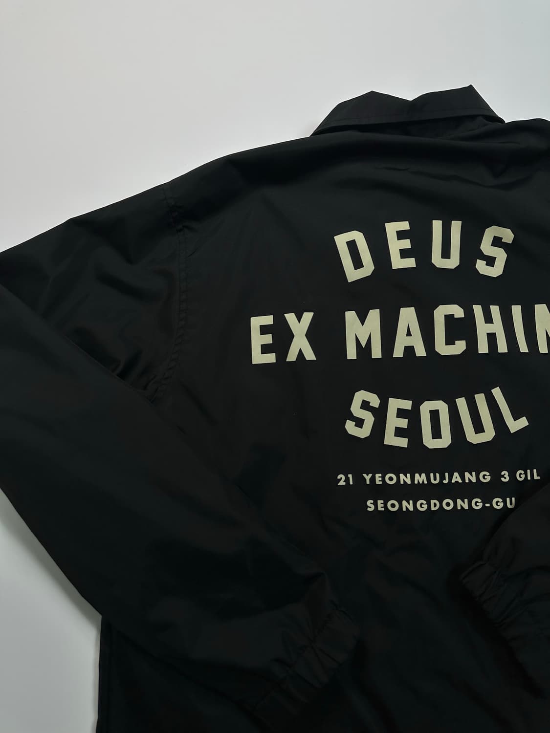 데우스 서울 블랙 코치자켓 L 상품이미지6