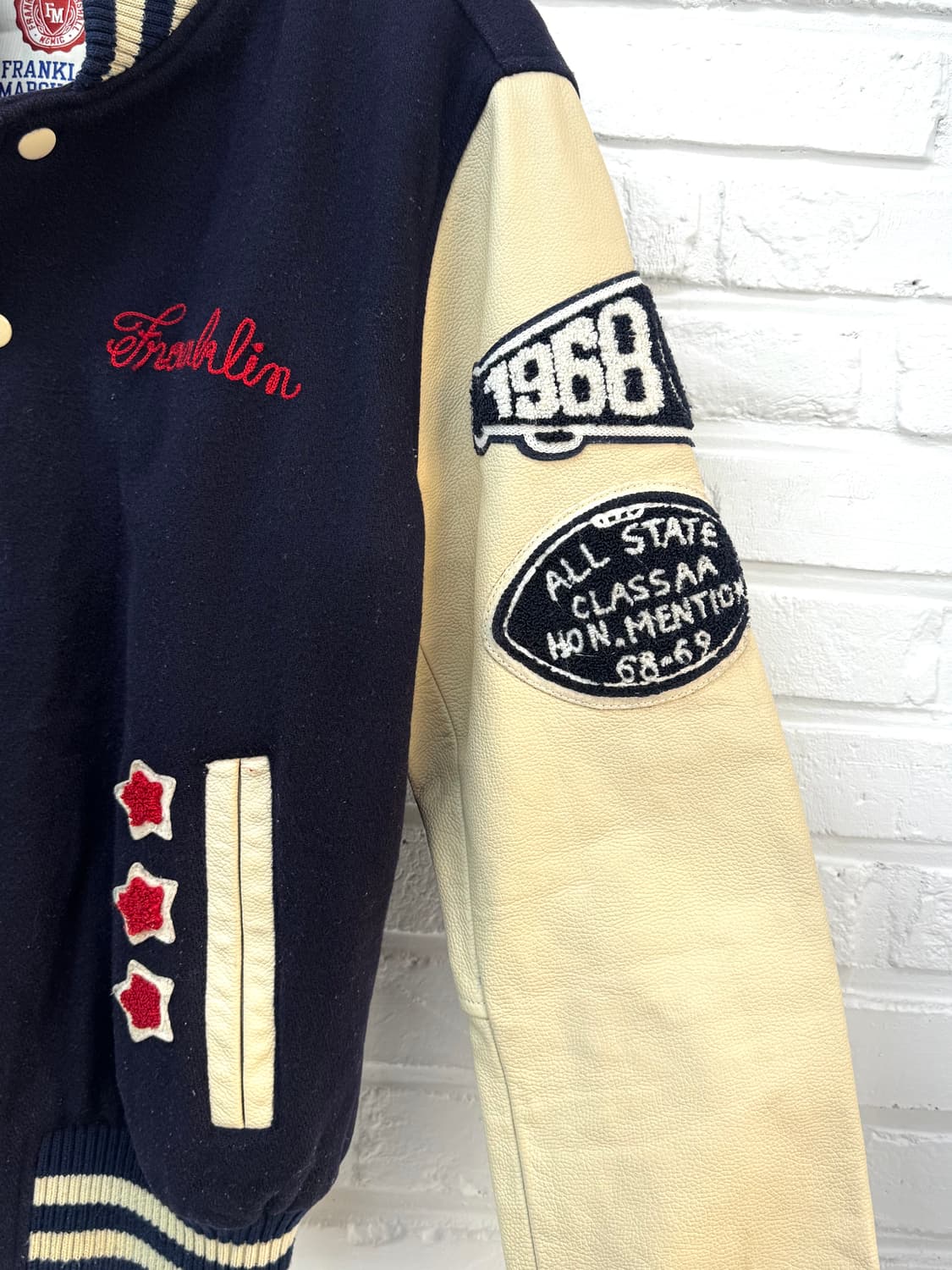 Franklin&Marshall 네이비 바시티 자켓 상품이미지5