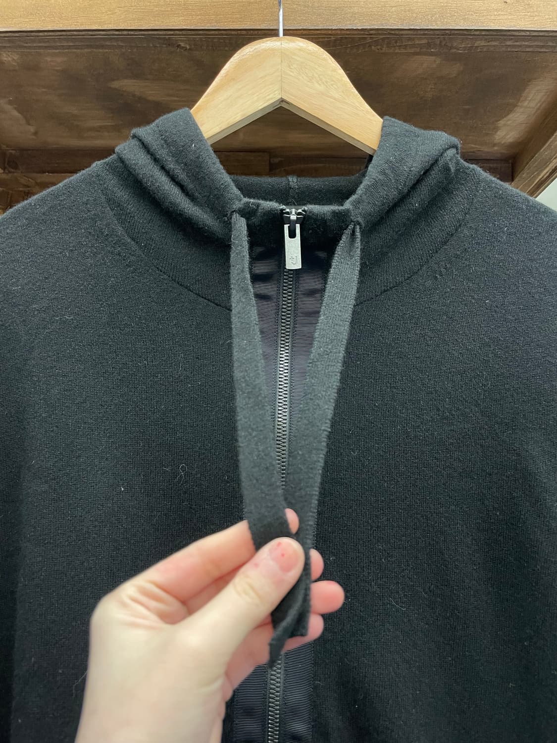 J 질샌더 유니클로 캐시미어 투웨이 후드집업 상품이미지6