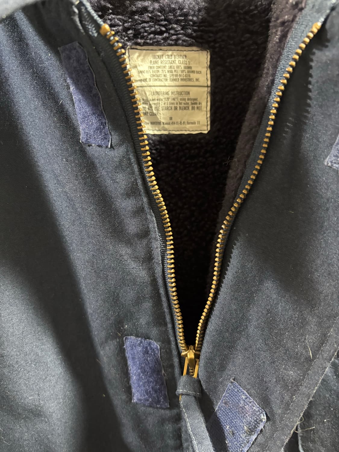 미군 오리지날 아라미드 a2 덱자켓 L(L/R) 상품이미지8