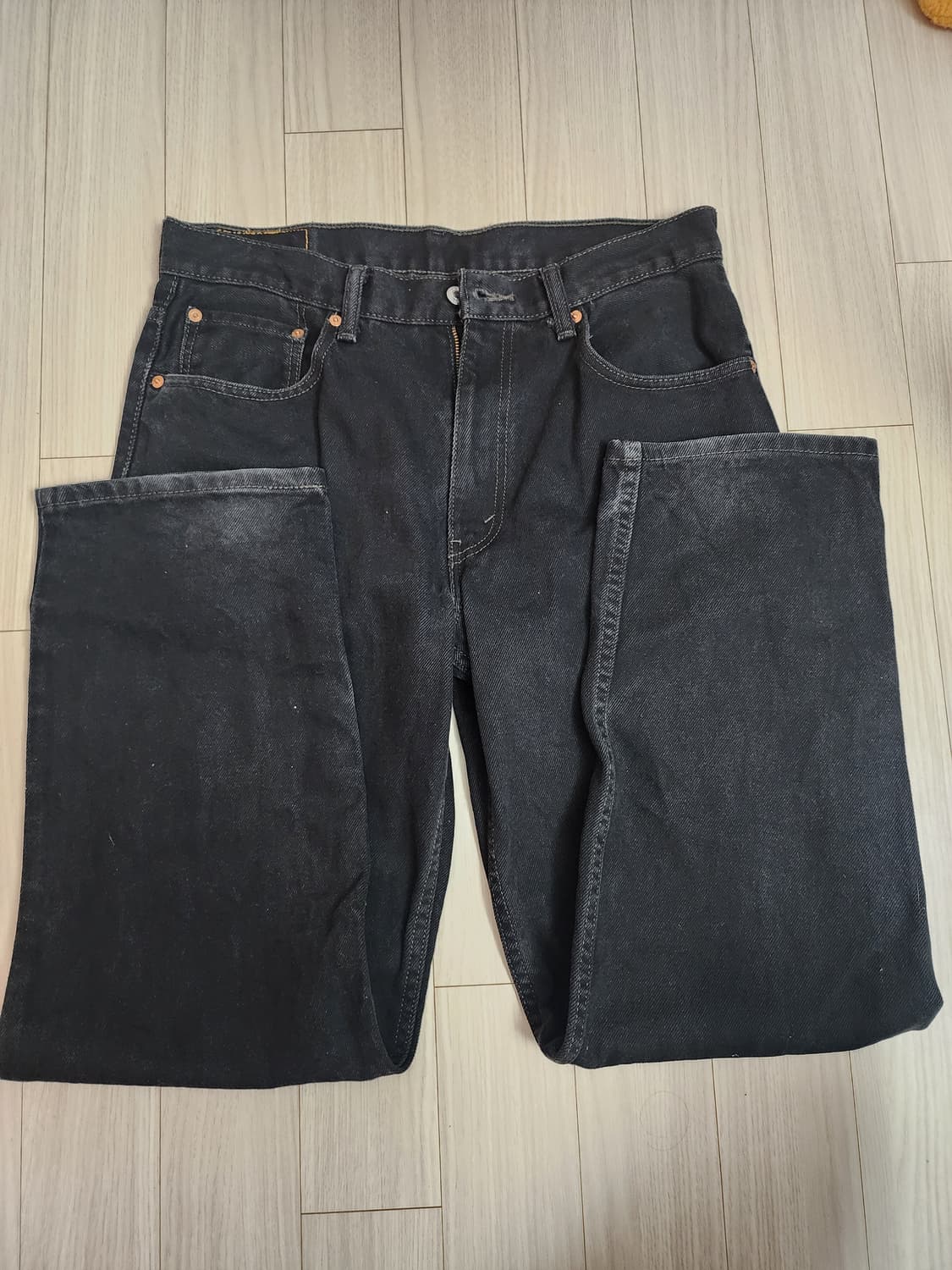 리바이스 550 블랙 데님 팬츠 W34 L32 상품이미지5