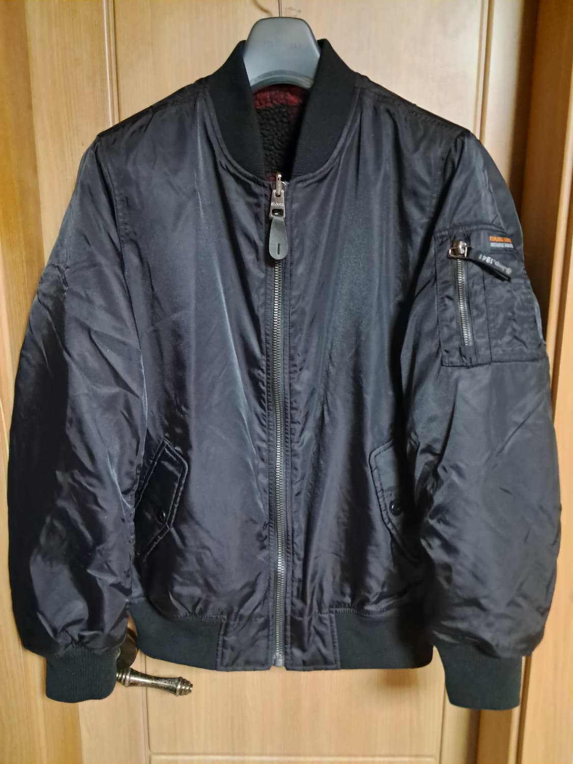 지프 양면 봄버자켓 M 상품이미지1