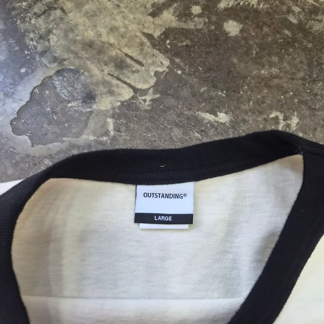 L) 아웃스탠딩 링거티 반팔티셔츠 아메카지 워크웨어 상품이미지3