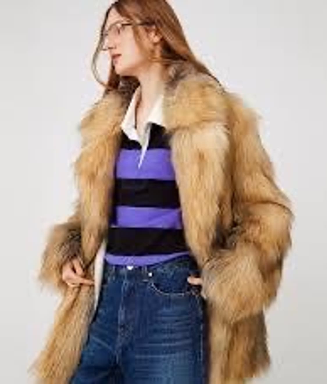 문선 Granny Fur coat 퍼자켓 상품이미지4