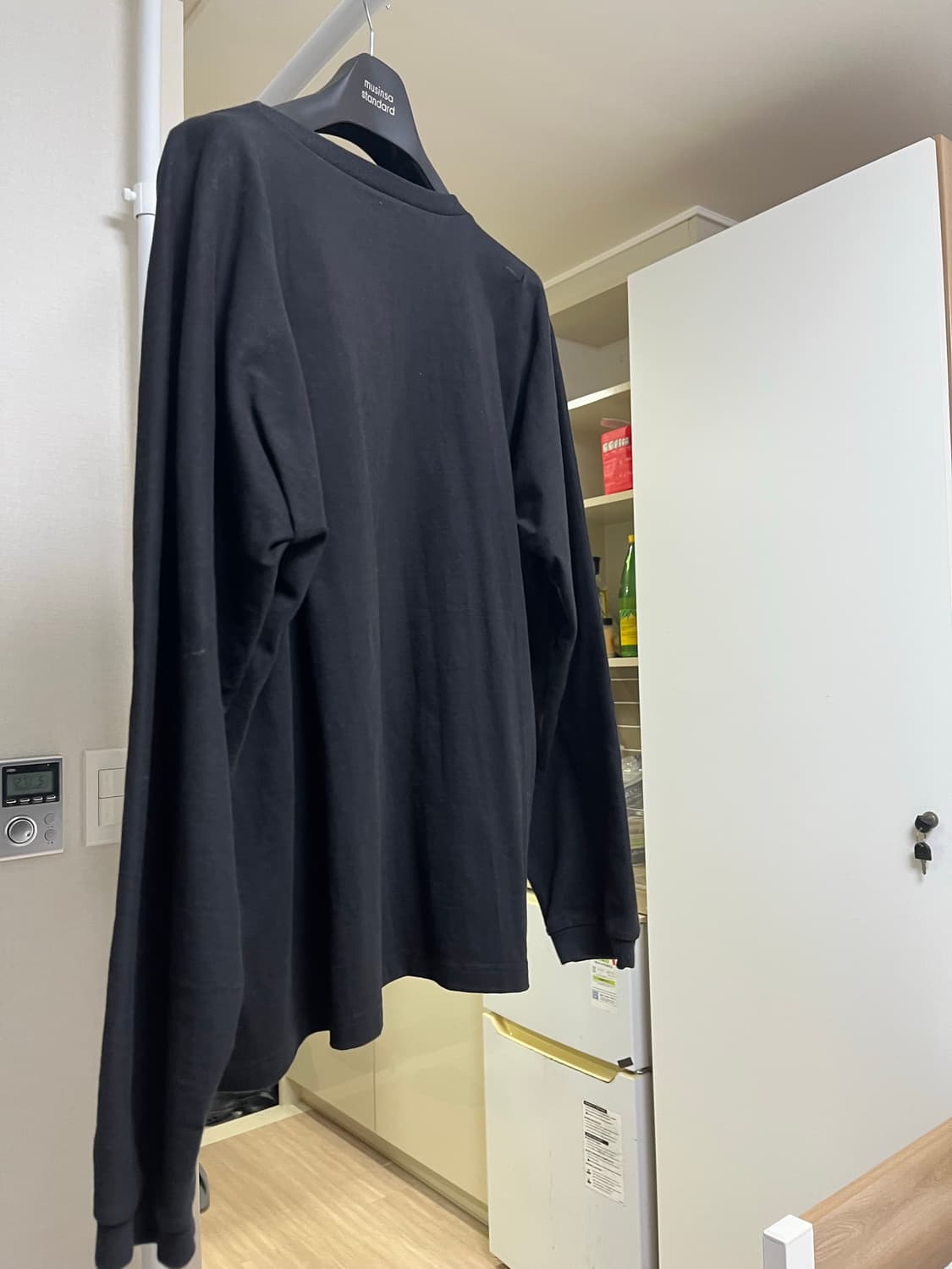 이지 불리 LS-01 롱슬리브 티셔츠 블랙 (2) 상품이미지3