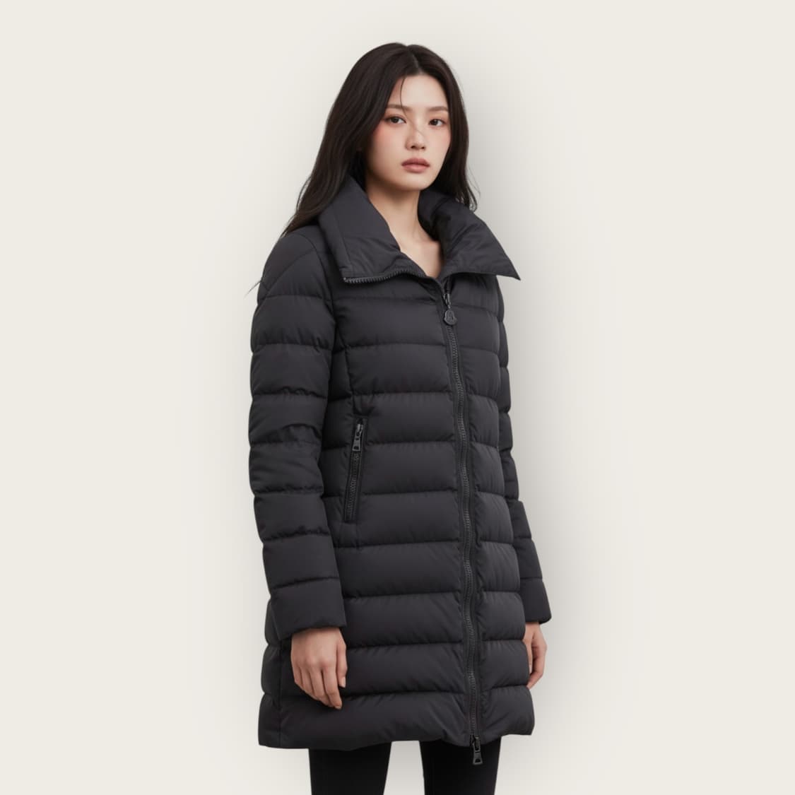 1/ 몽클레어 High-neck 구스다운 롱패딩 상품이미지1