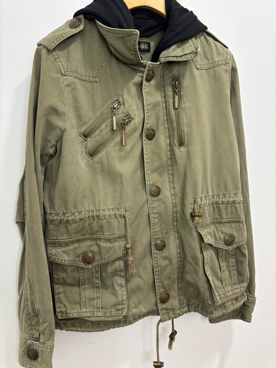 Cecil McBee y2k 레이어드 워크 자켓 상품이미지7