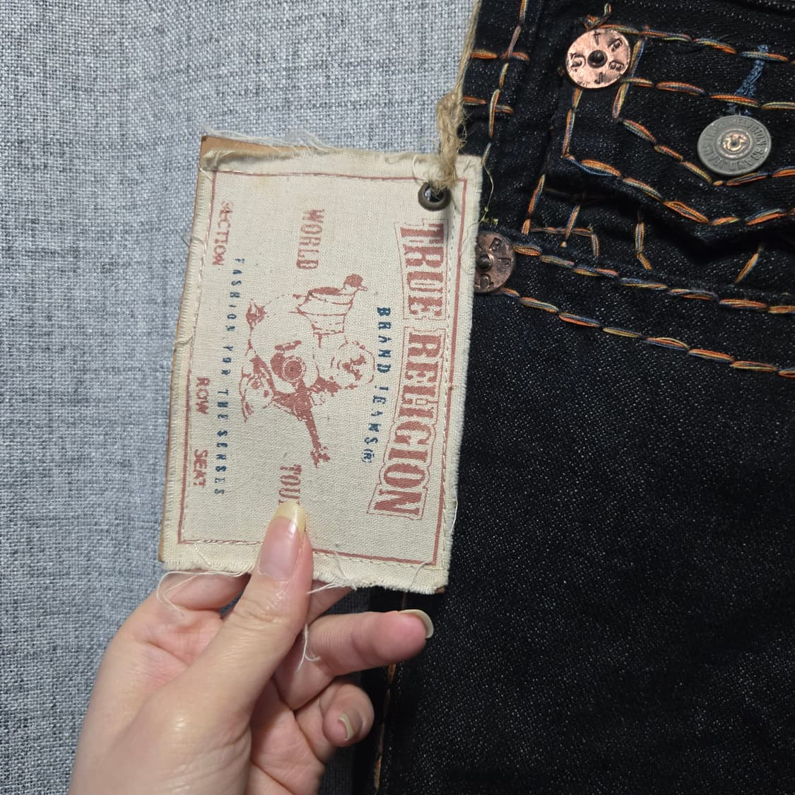 (새상품) 트루릴리젼 우먼 슈퍼T 부츠컷 데님 팬츠  상품이미지5