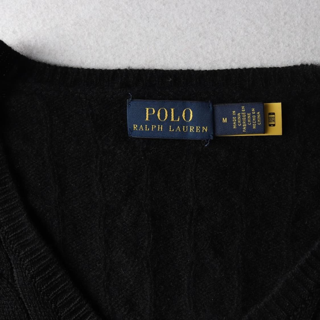 폴로 랄프 로렌 캐시미어 꽈배기 니트 M 상품이미지5