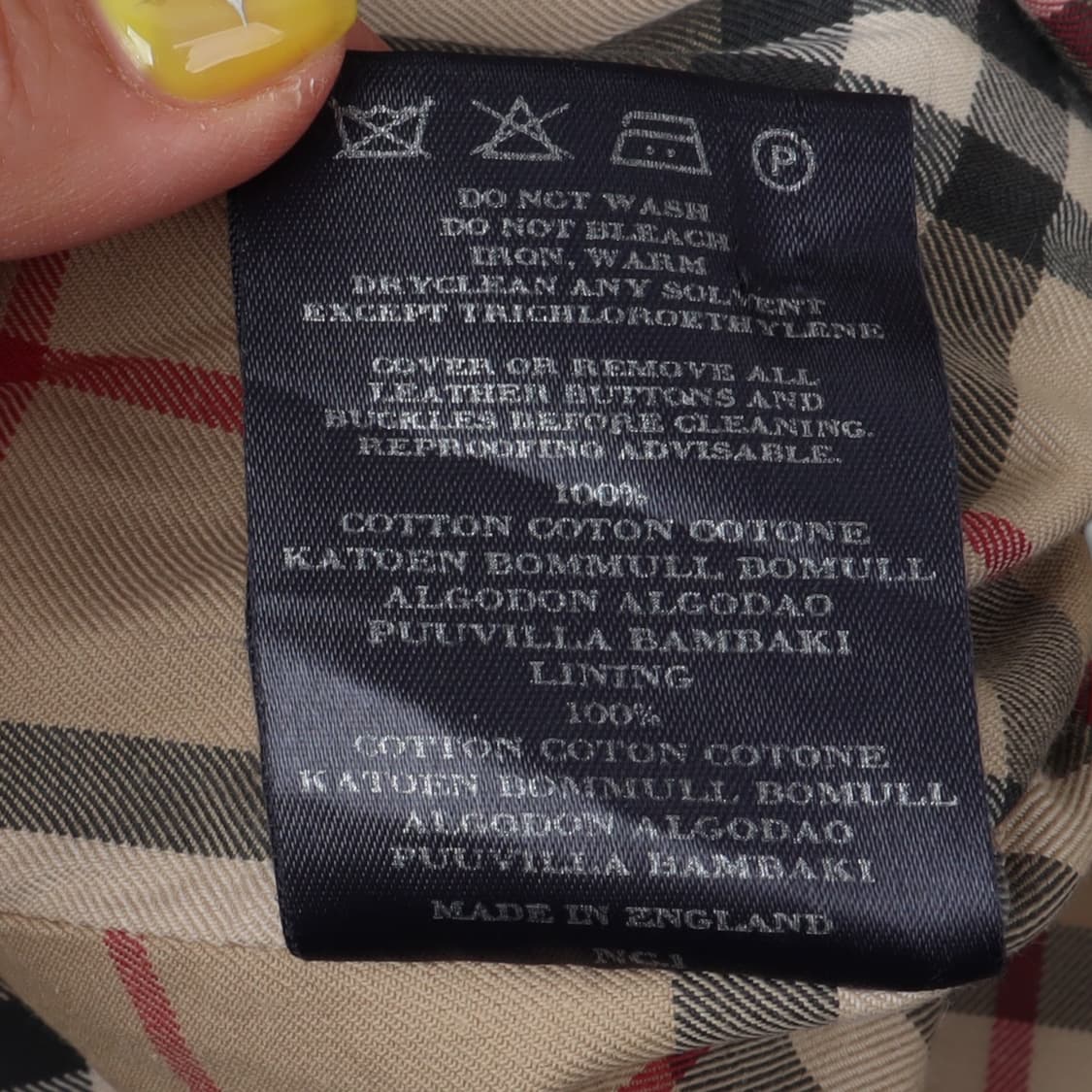 버버리 런던 카키 베이지 싱글 트렌치 코트 상품이미지10