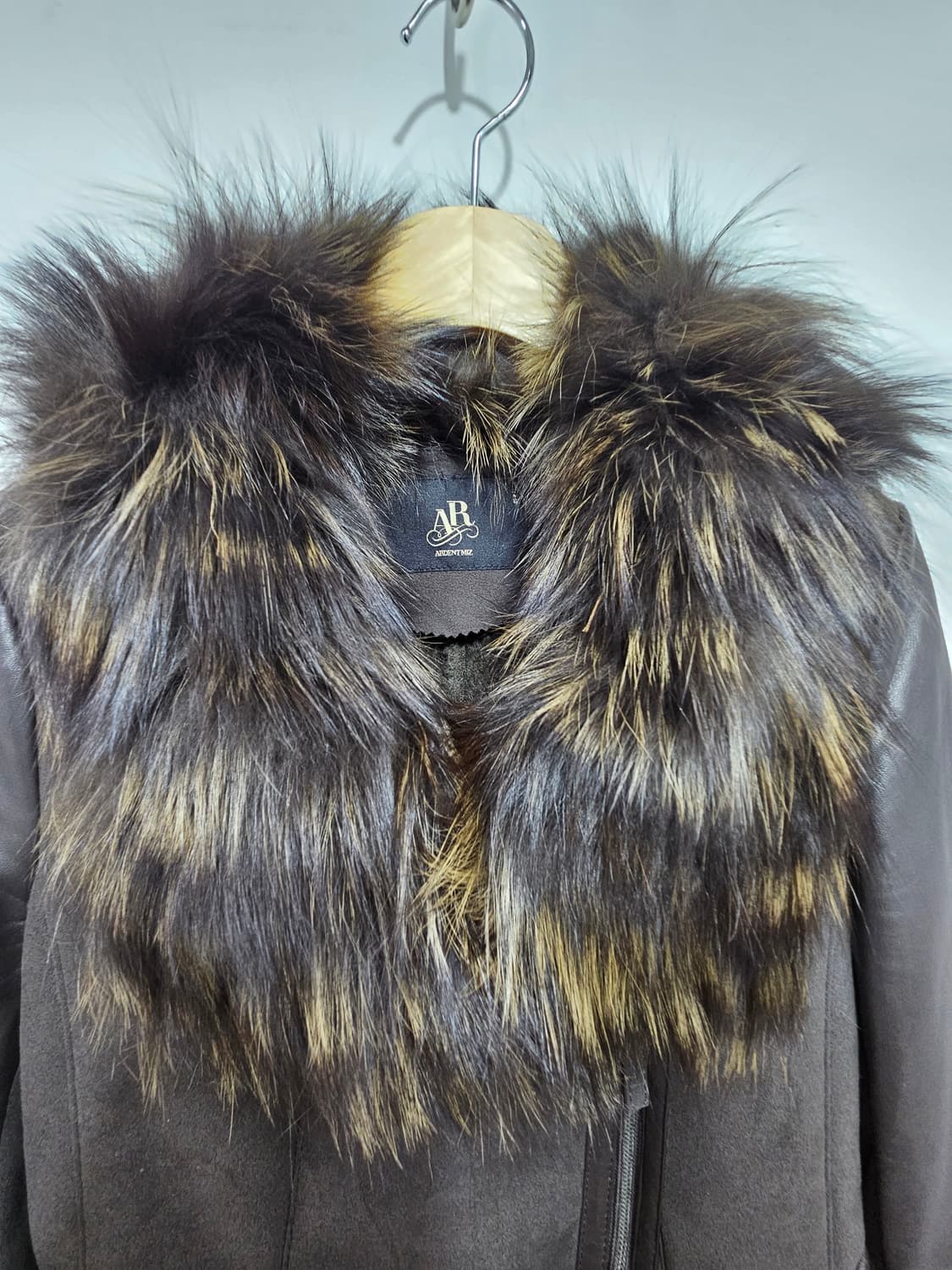 아르덴미즈(ArdentMiz) 양가죽 폭스퍼 코트 자켓 상품이미지9