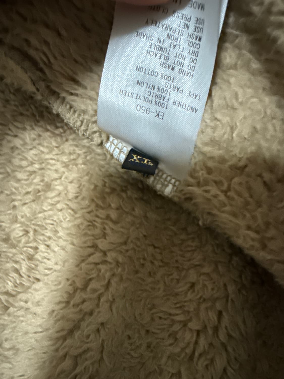 캐피탈 다마스크 패턴 후리스 XL 상품이미지3