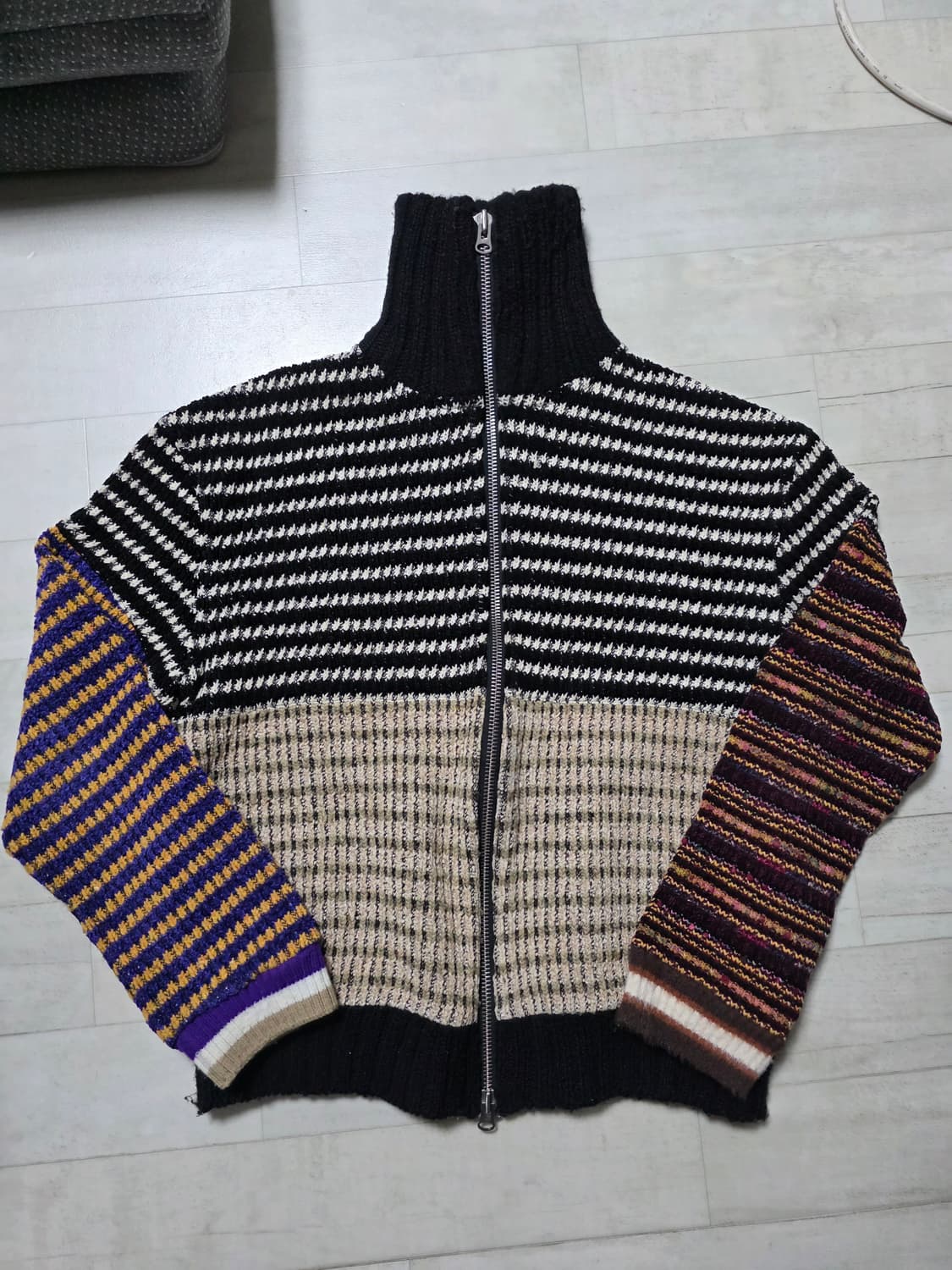 앤더슨벨 클리덴 니트 집업 스웨터 M 상품이미지1