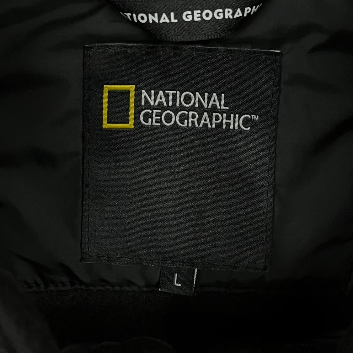 [정품/L] 내셔널지오그래픽 블랙 패딩 자켓 b19 상품이미지5