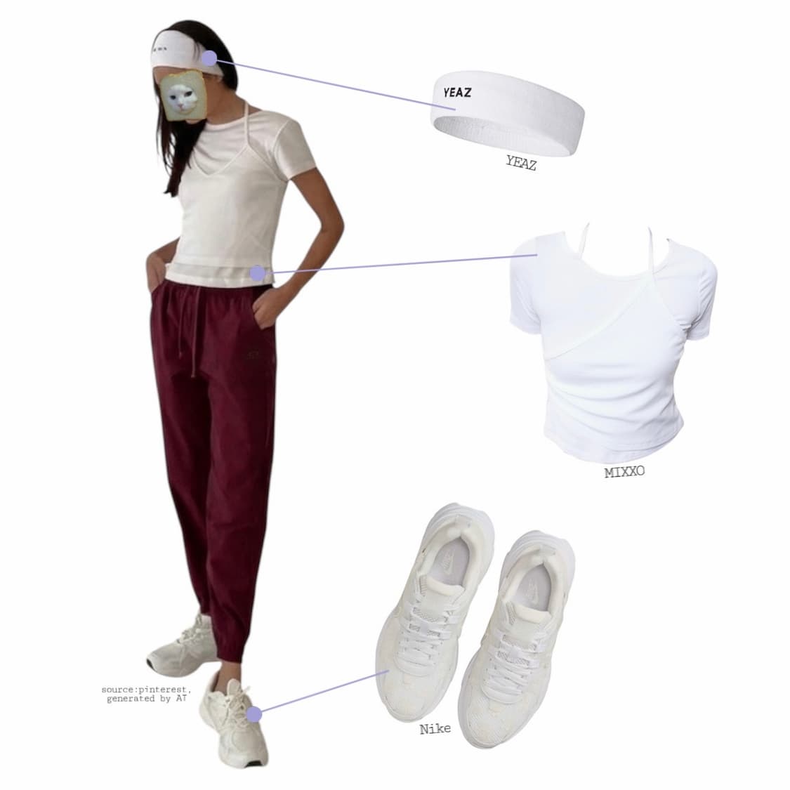 오클리 버건디 러닝 조거 팬츠 상품이미지2