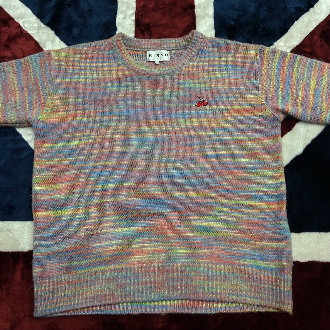 [1]키르시 스몰로고 다잉 니트 상품이미지3