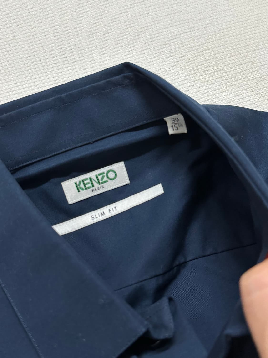 [새상품] 겐조(KENZO) 컬러블록 슬림핏 셔츠 100 상품이미지3