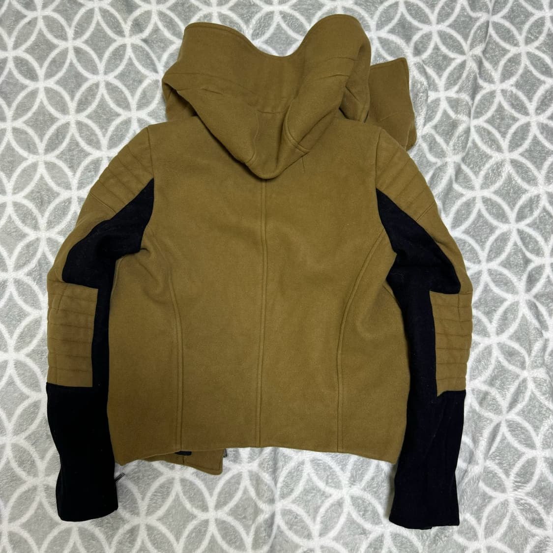 릭오웬스st 울 후드 라이더자켓 상품이미지3