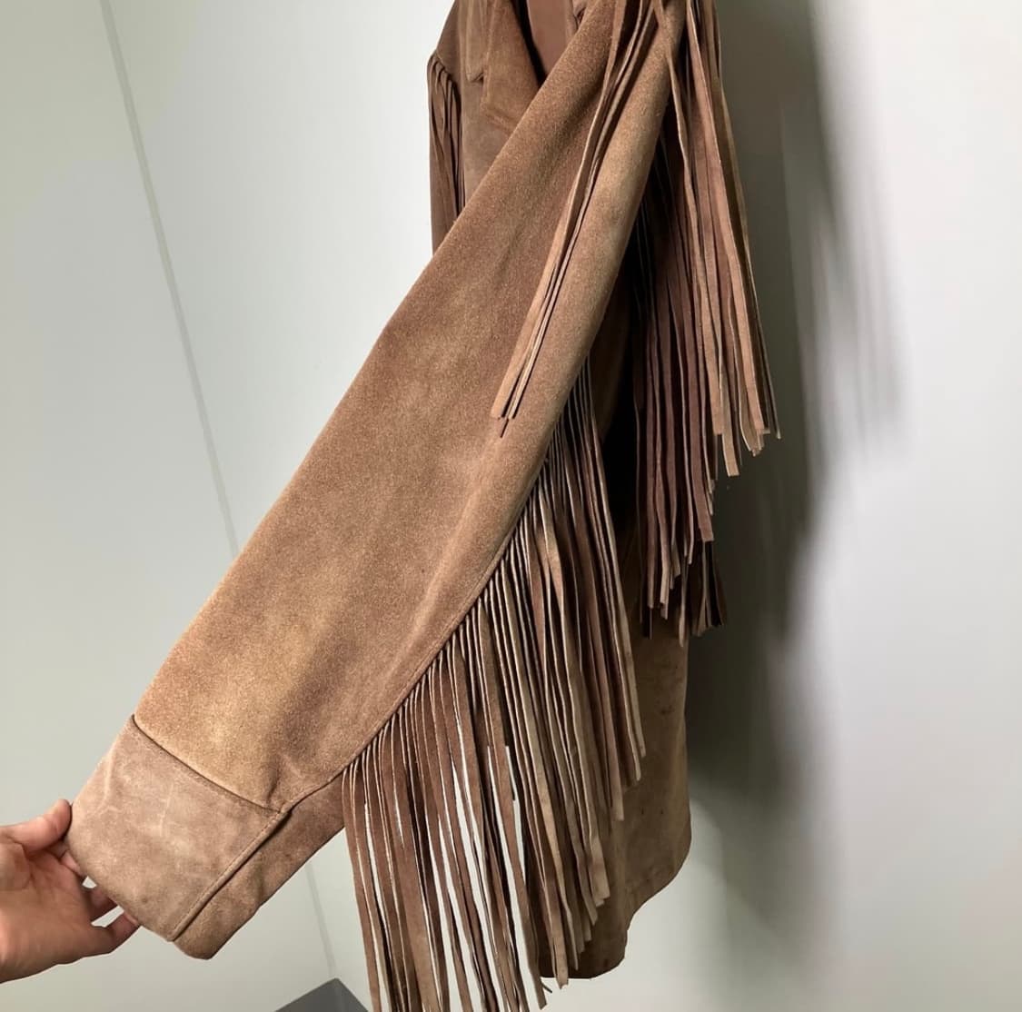 80's Schott 쇼트 웨스턴 프린지 스웨이드 자켓 38 상품이미지7