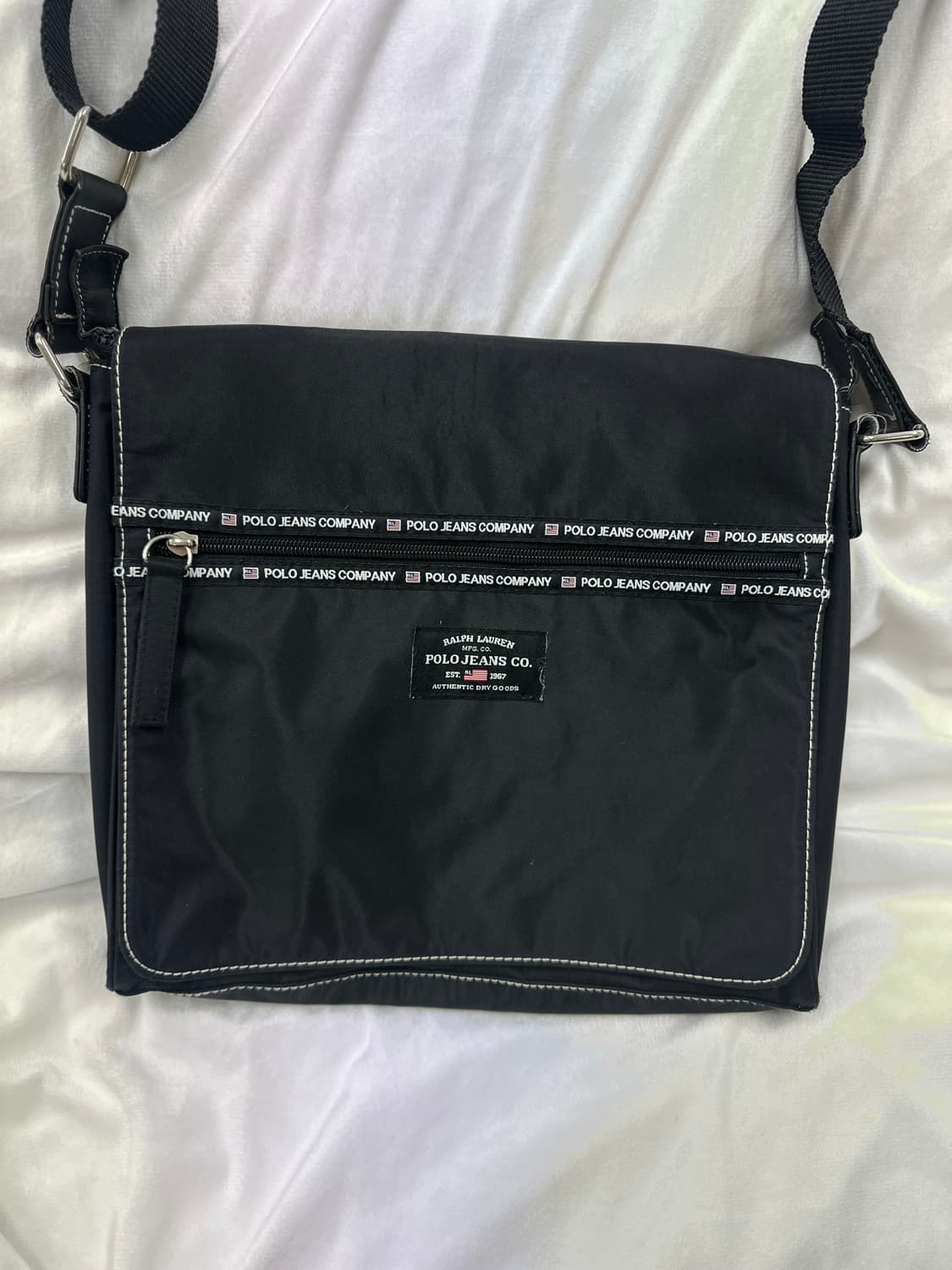 폴로진스 나일론 메신저 백 상품이미지2