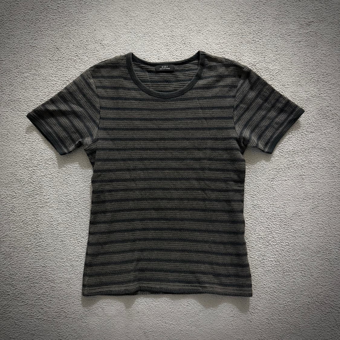 5351 pour les hommes stripe t shirt 상품이미지1