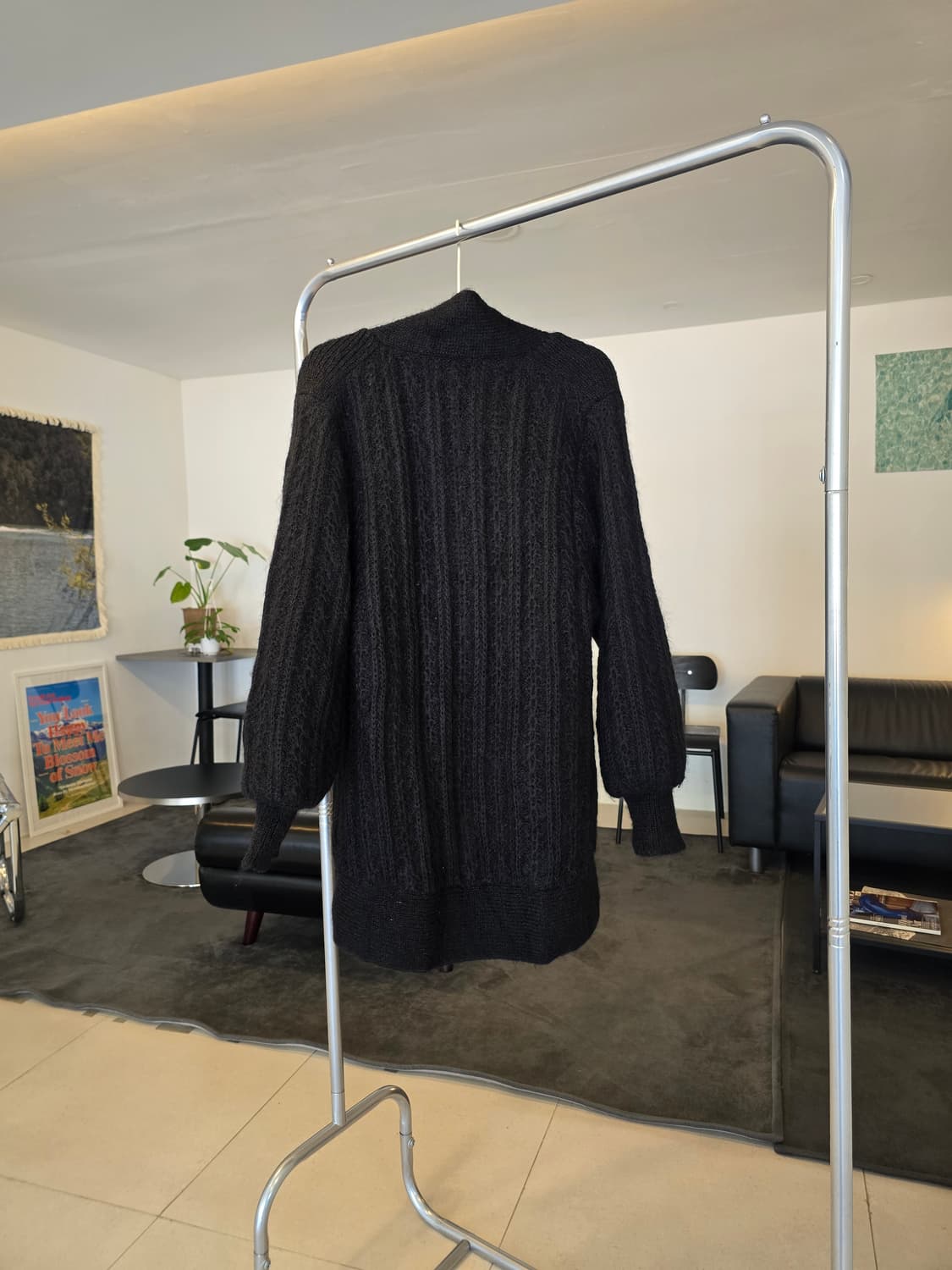 블랙 모 가디건 상품이미지3