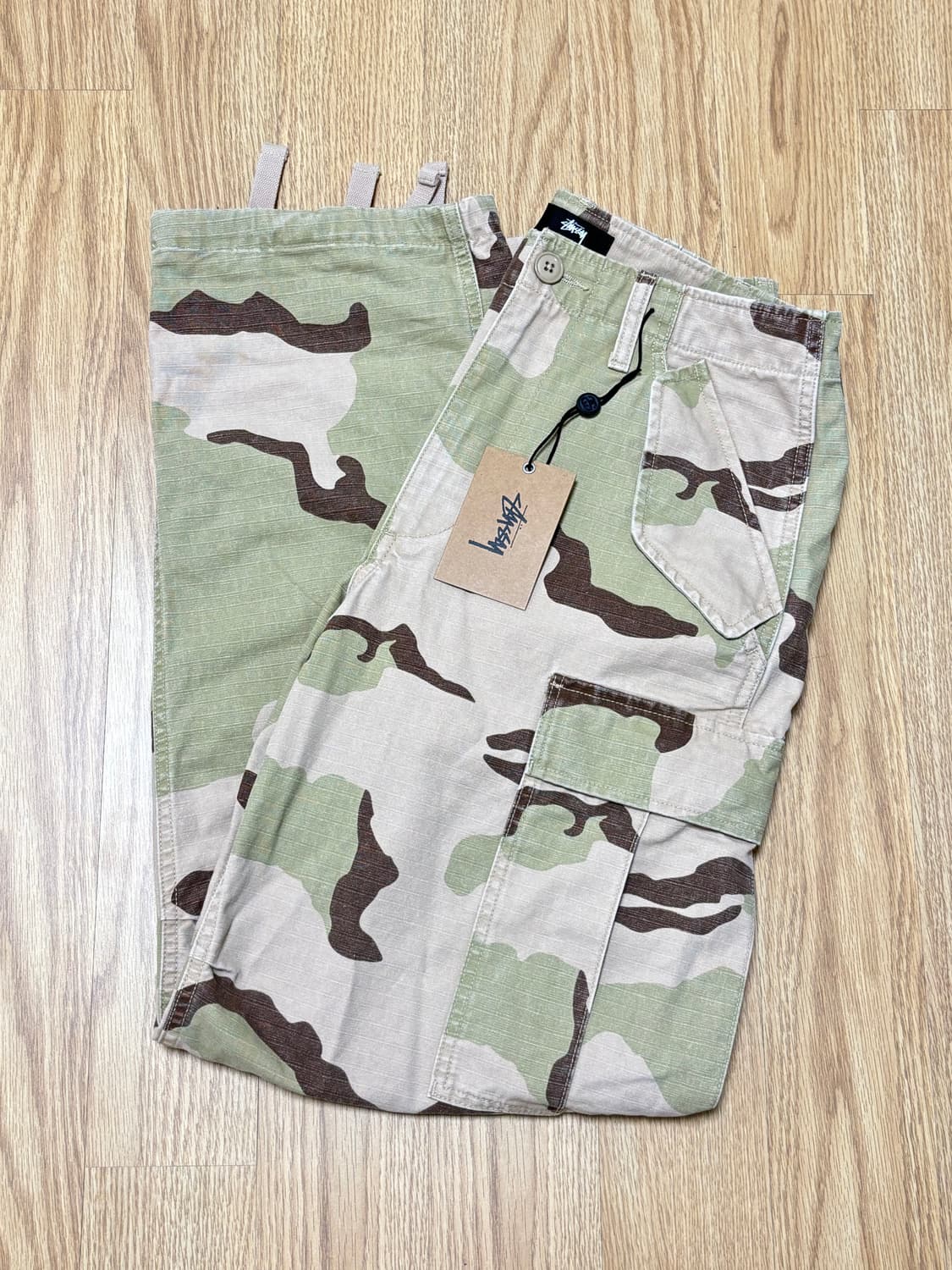[남녀공용] STUSSY 스투시 카모 카고 팬츠/샌드 카모 컬러 상품이미지2