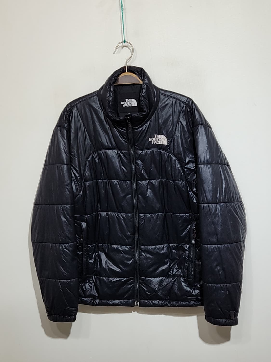 (100) 노스페이스 경량패딩 점퍼 블랙 아웃도어 자켓  상품이미지1