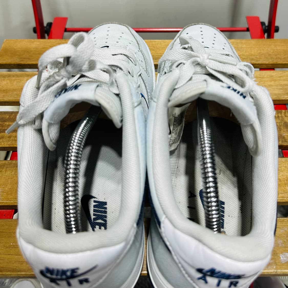 265) 나이키 운동화 남성 남자 신발 포스 1 '07 로우 미드나잇  상품이미지5