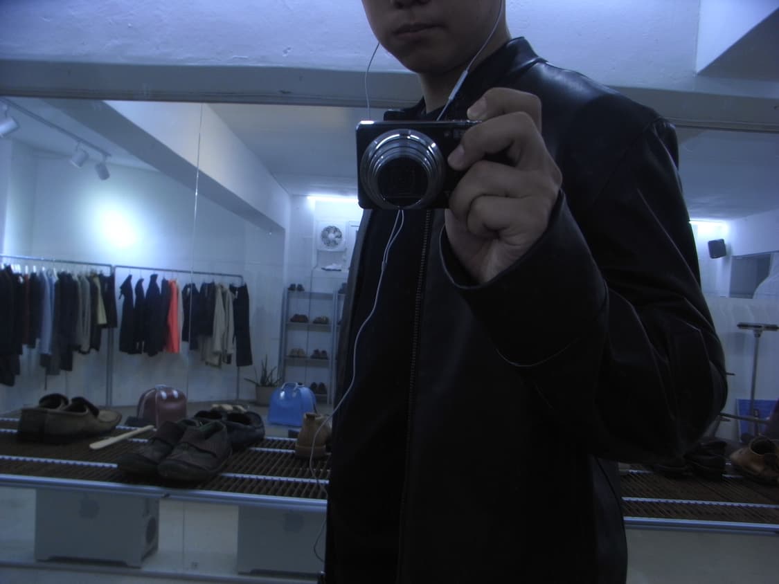 Emporio armani 가죽 자켓 (아토스 후만 fw1999 구매) 상품이미지3