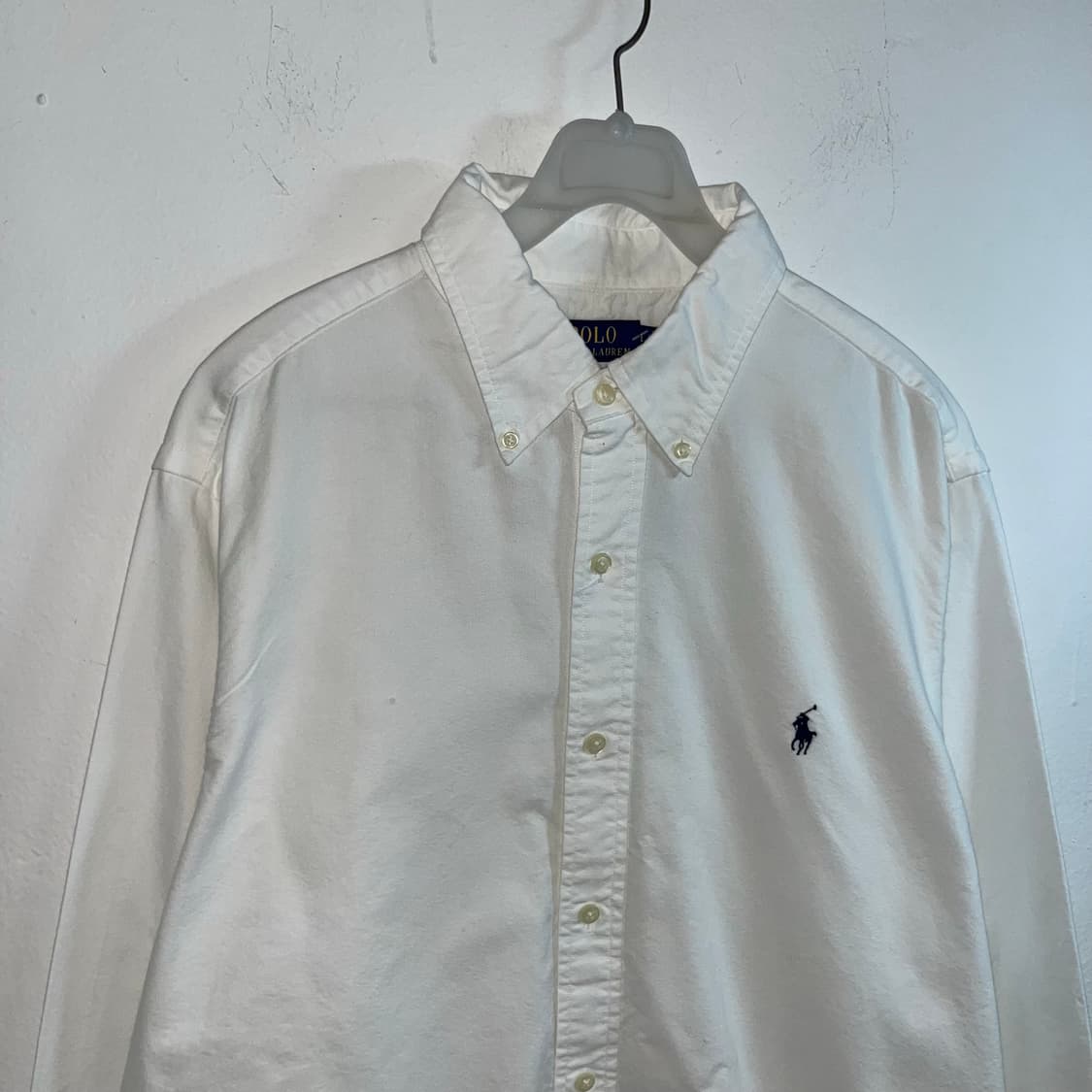Polo Ralph Lauren Navy Pony White Shirt 상품이미지5