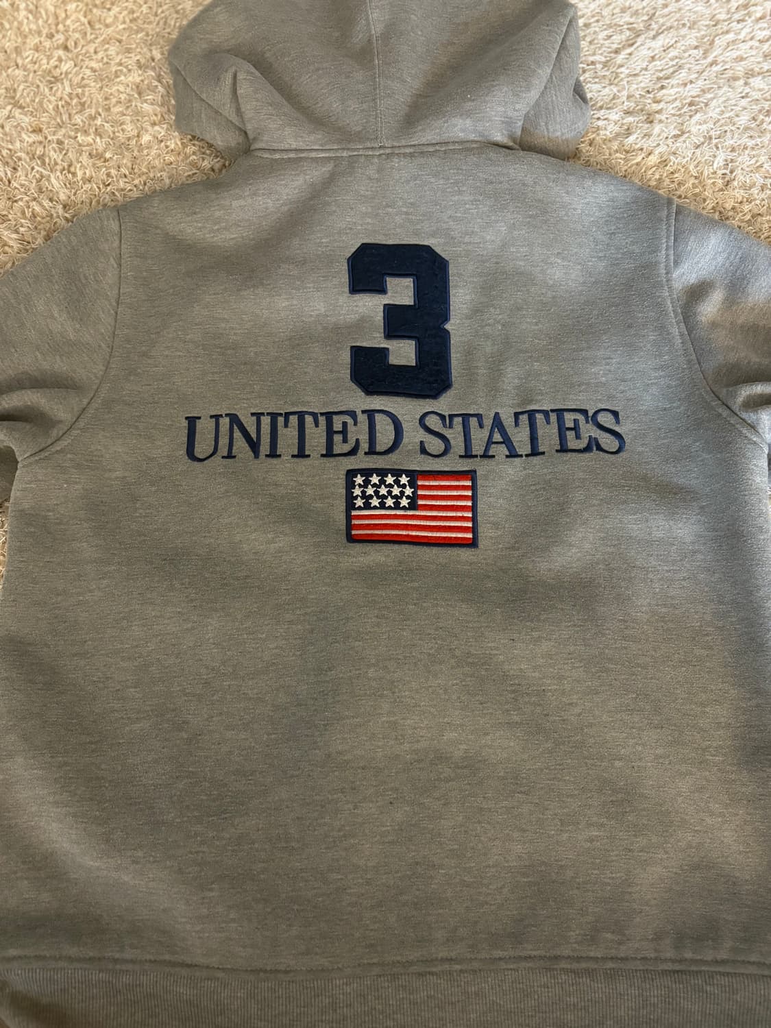 폴로 성조기 대장급 후드집업 판매합니다 상품이미지3