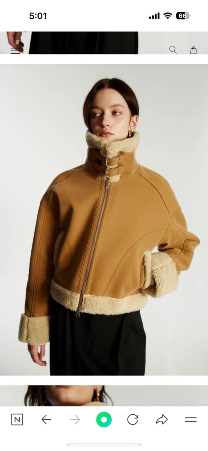 리메크 무스탕 (정은지 착용) 상품이미지6