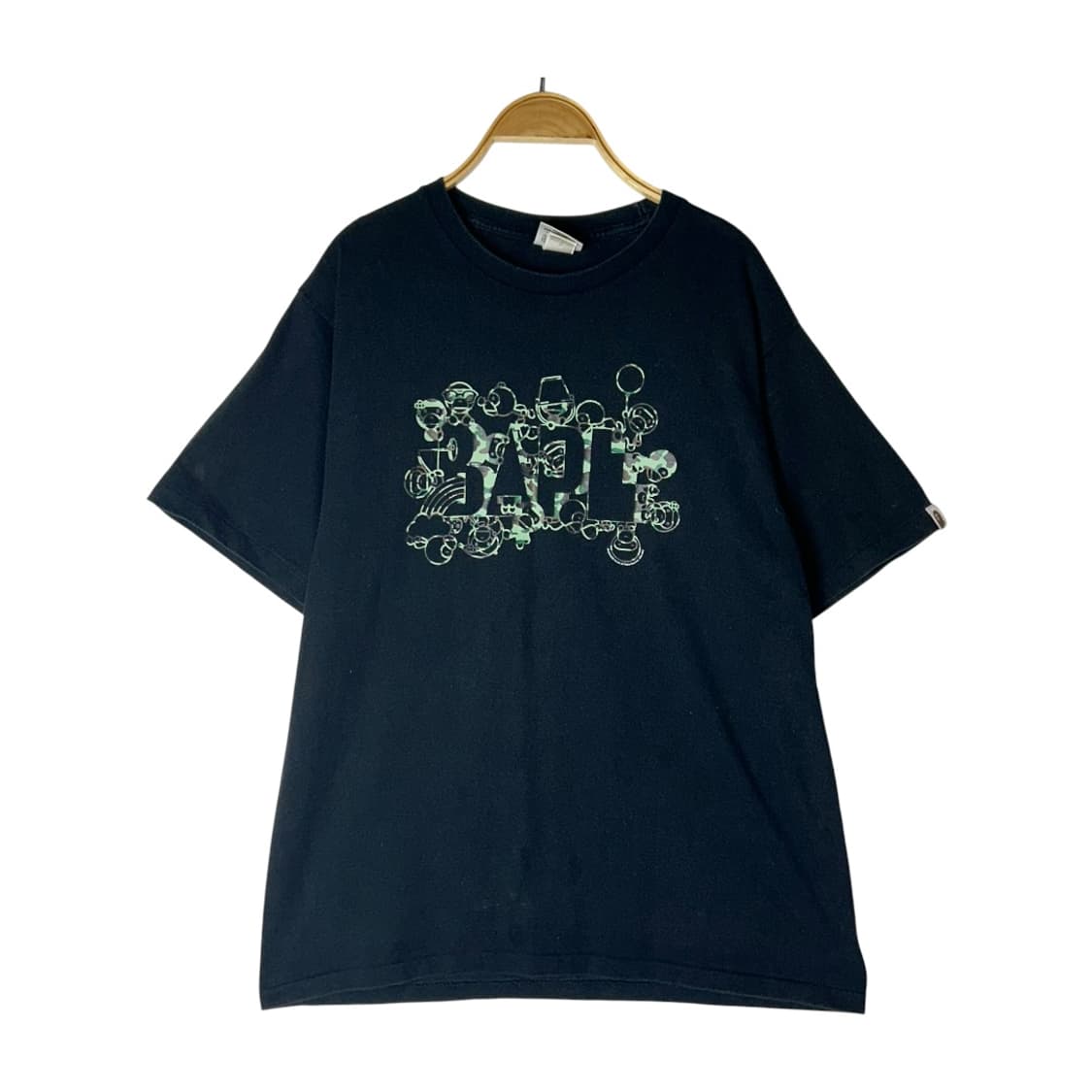 [BAPE] 베이프 카모 레터링 프린팅 반팔티셔츠 상품이미지1