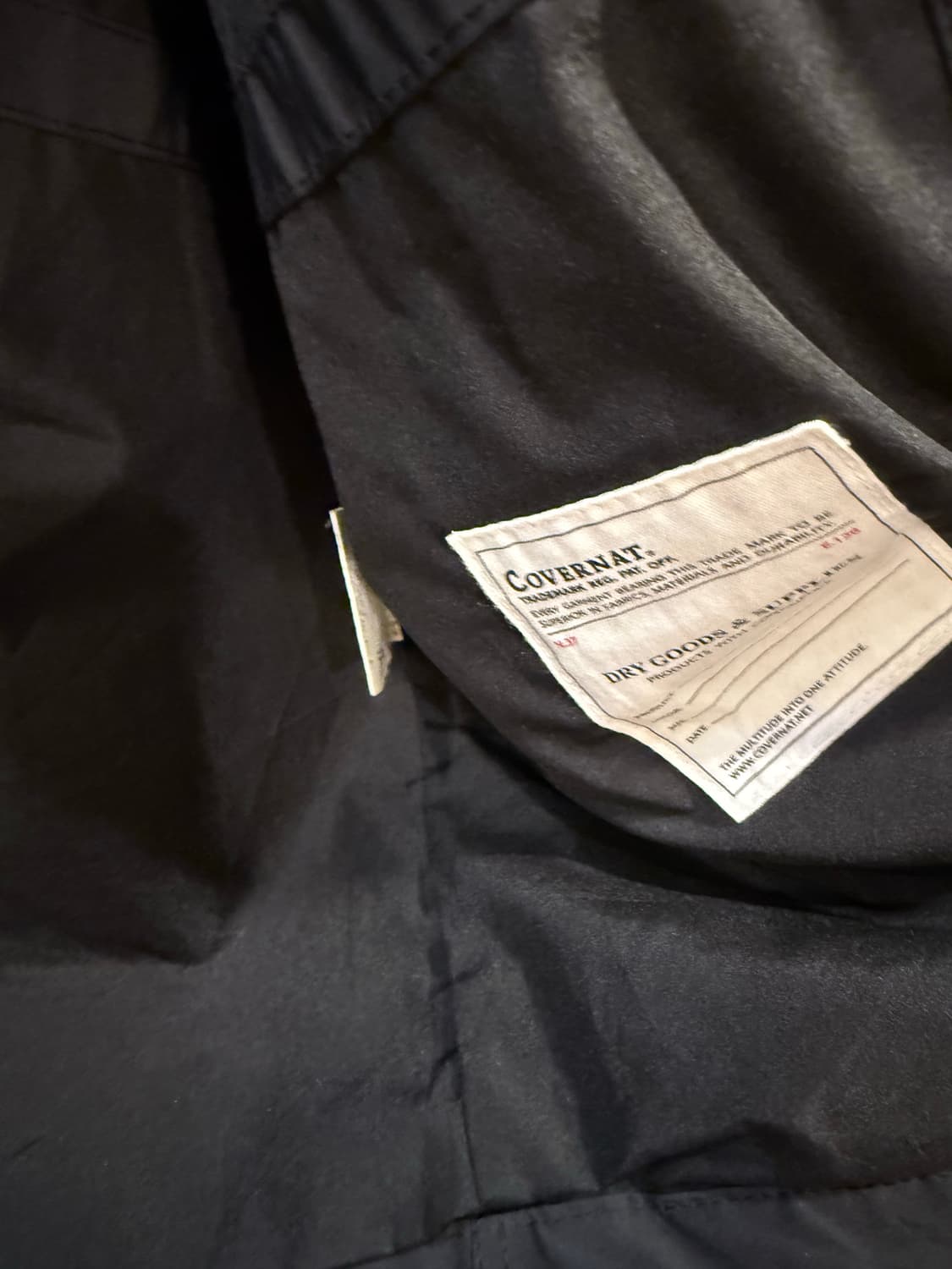 커버낫 블랙 바람막이 상품이미지3