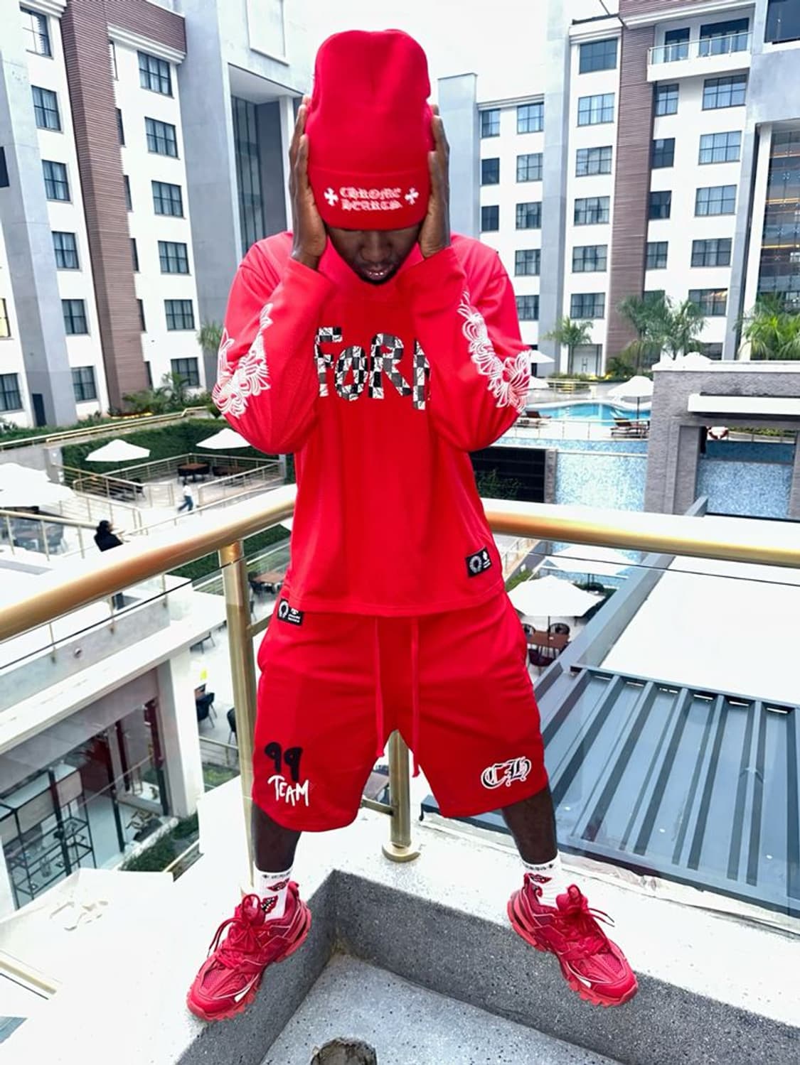 크롬하츠 레드 비니 상품이미지9