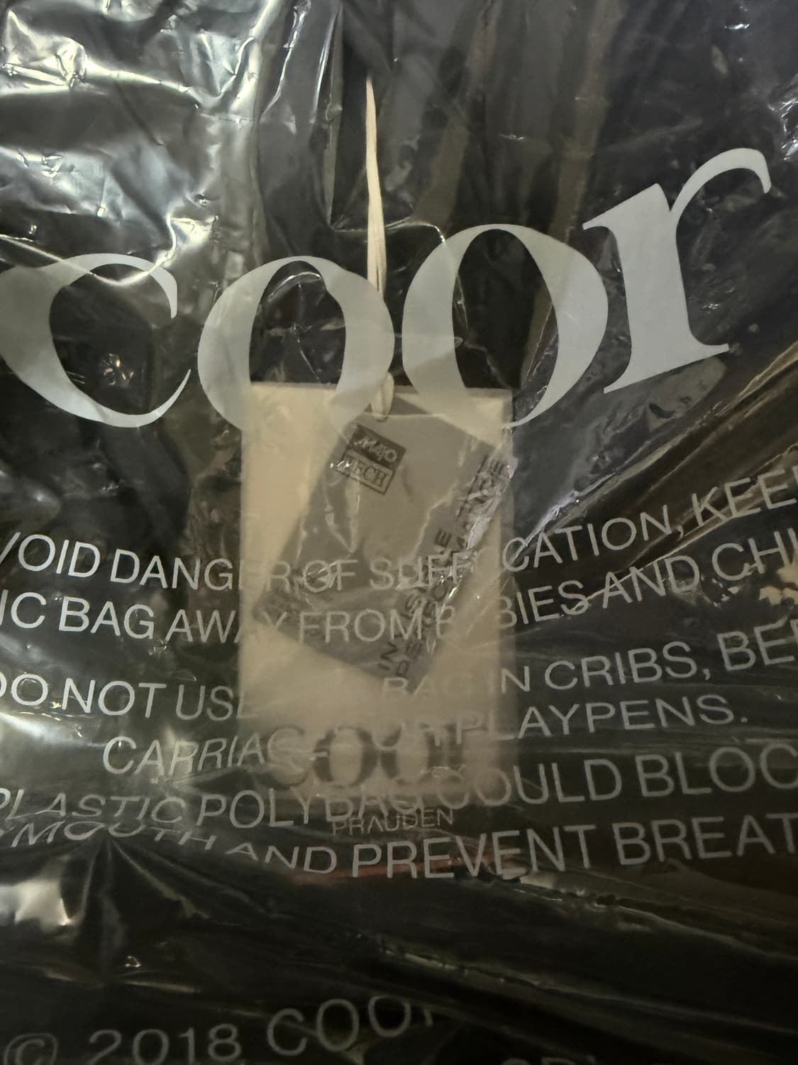 M사이즈 쿠어 마조 테크 스탠드 카라 점퍼 블랙 상품이미지3