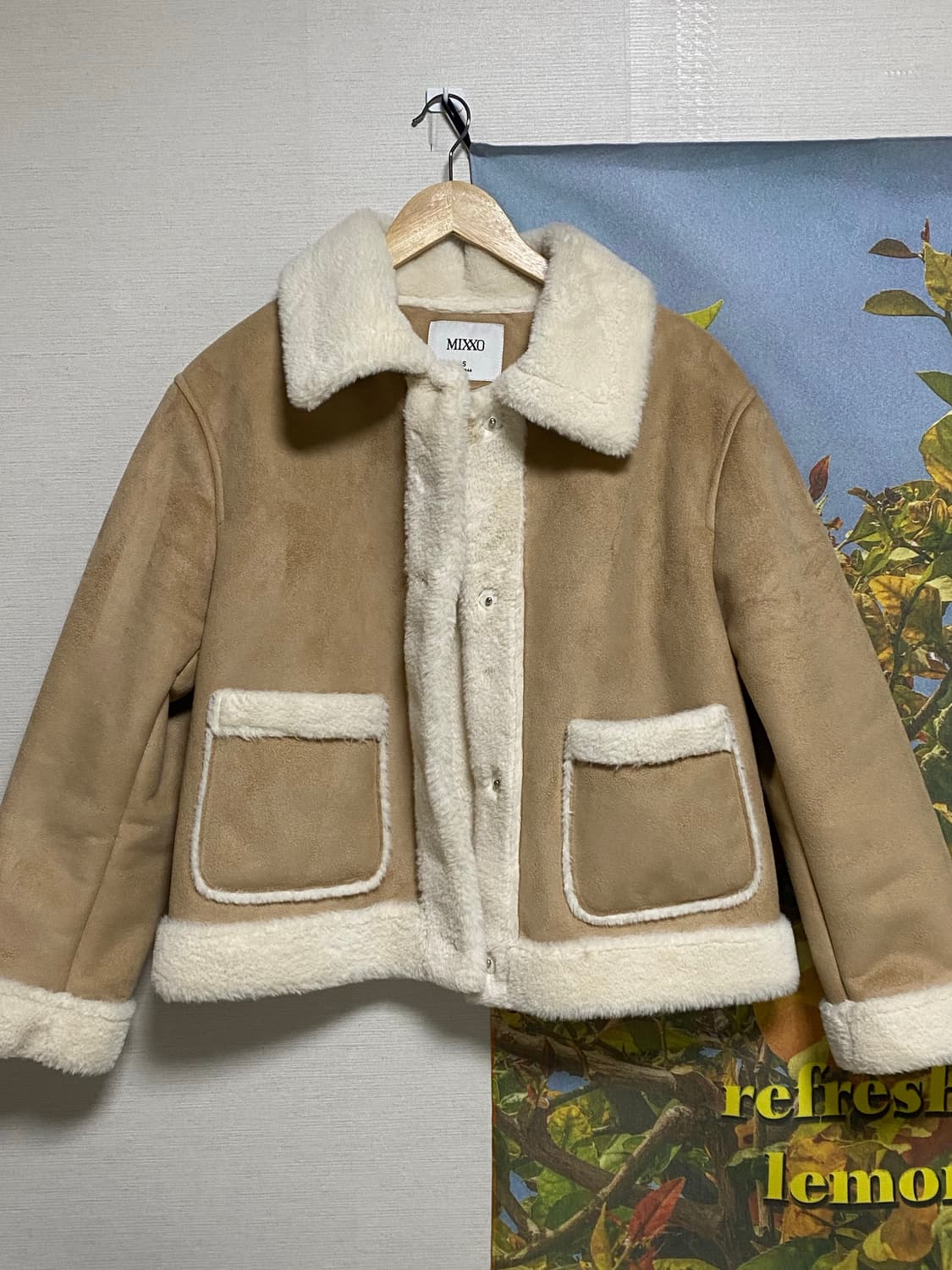 미쏘 무스탕 베이지  상품이미지2