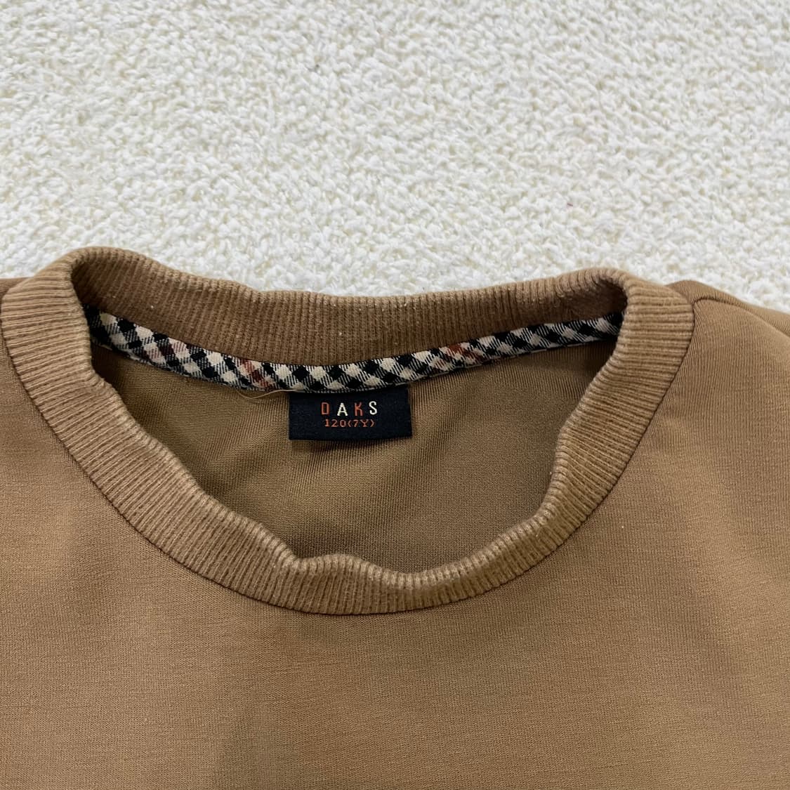 120 닥스 키즈 긴팔 맨투맨 0325M 상품이미지2