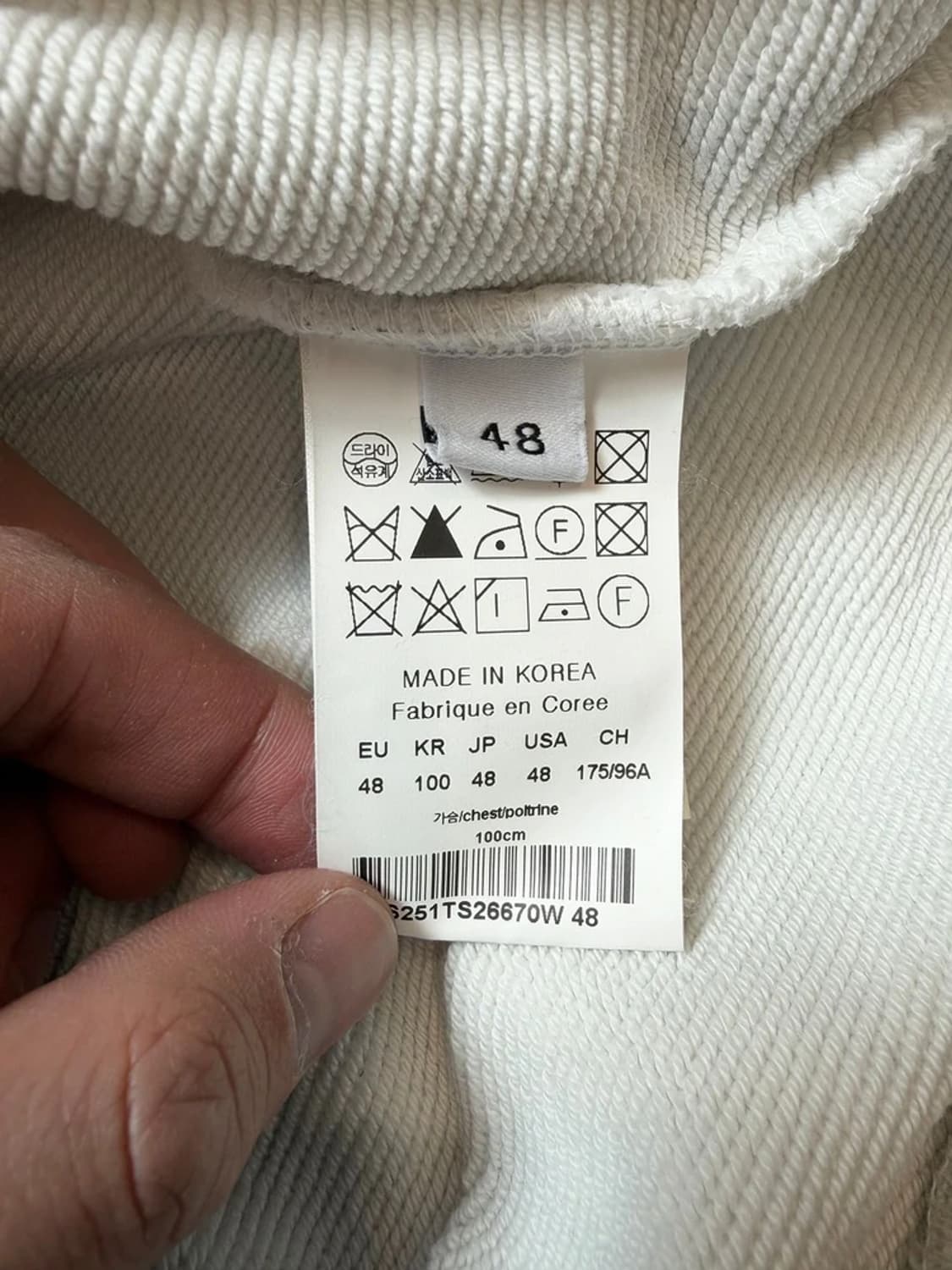 솔리드옴므 25ss 백 로고 오버 맨투맨 PN9270 상품이미지8