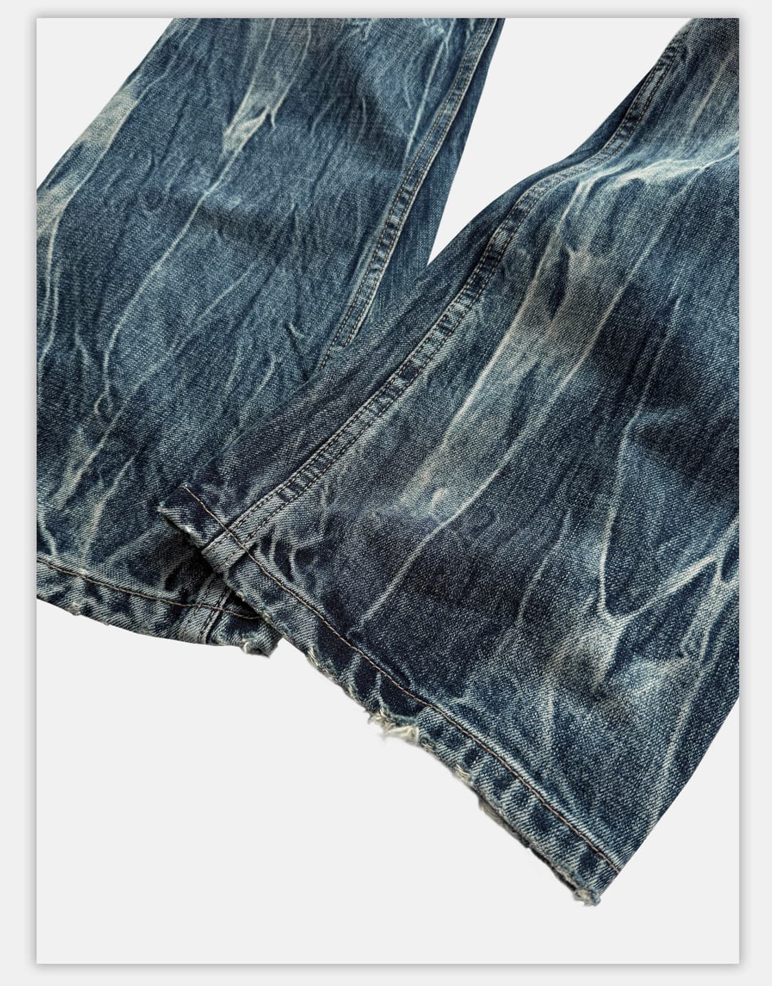 Tsunami Wave Washed Cut Denim  상품이미지10