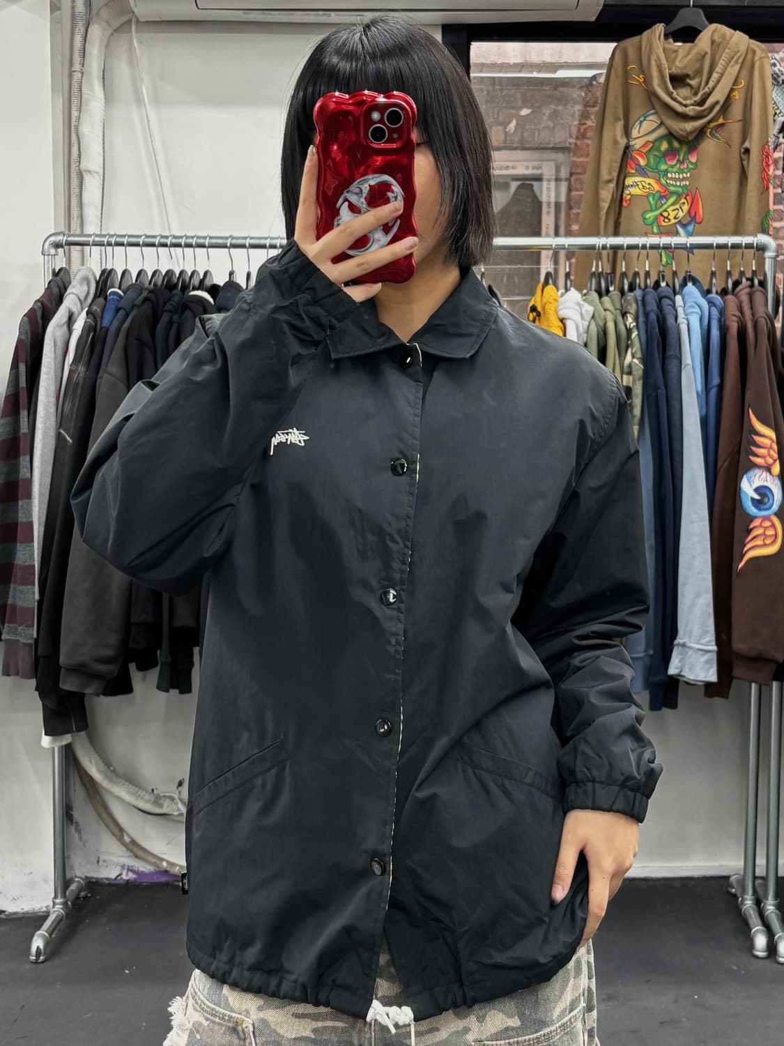 스투시 더블링크 퀄팅 코치자켓 상품이미지5