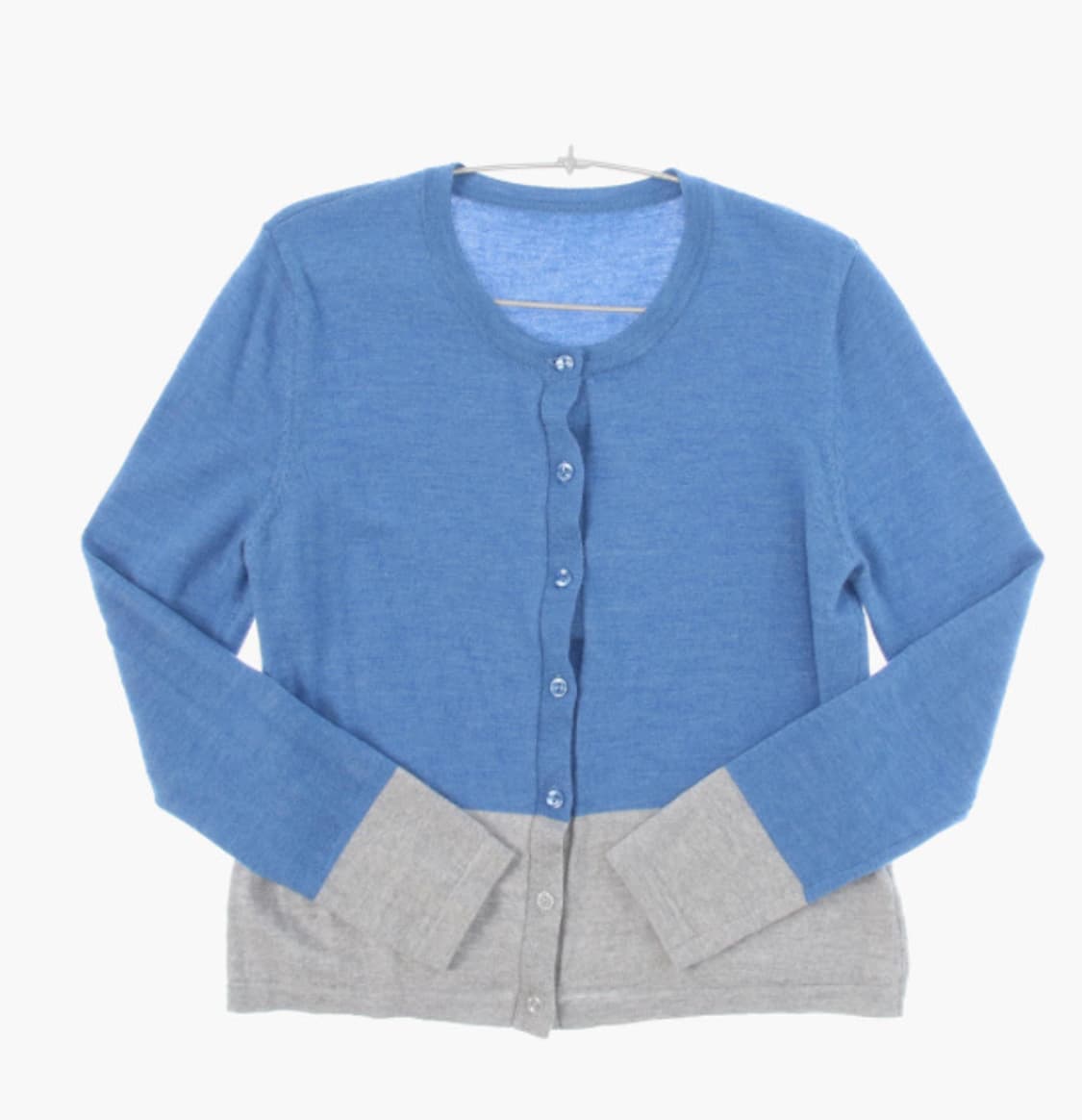 빈티지 배색 가디건 상품이미지1