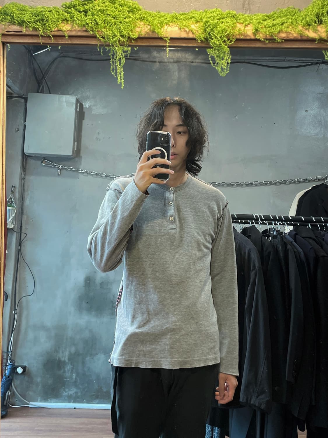 꼼데가르송 헨리넥 티셔츠 상품이미지2
