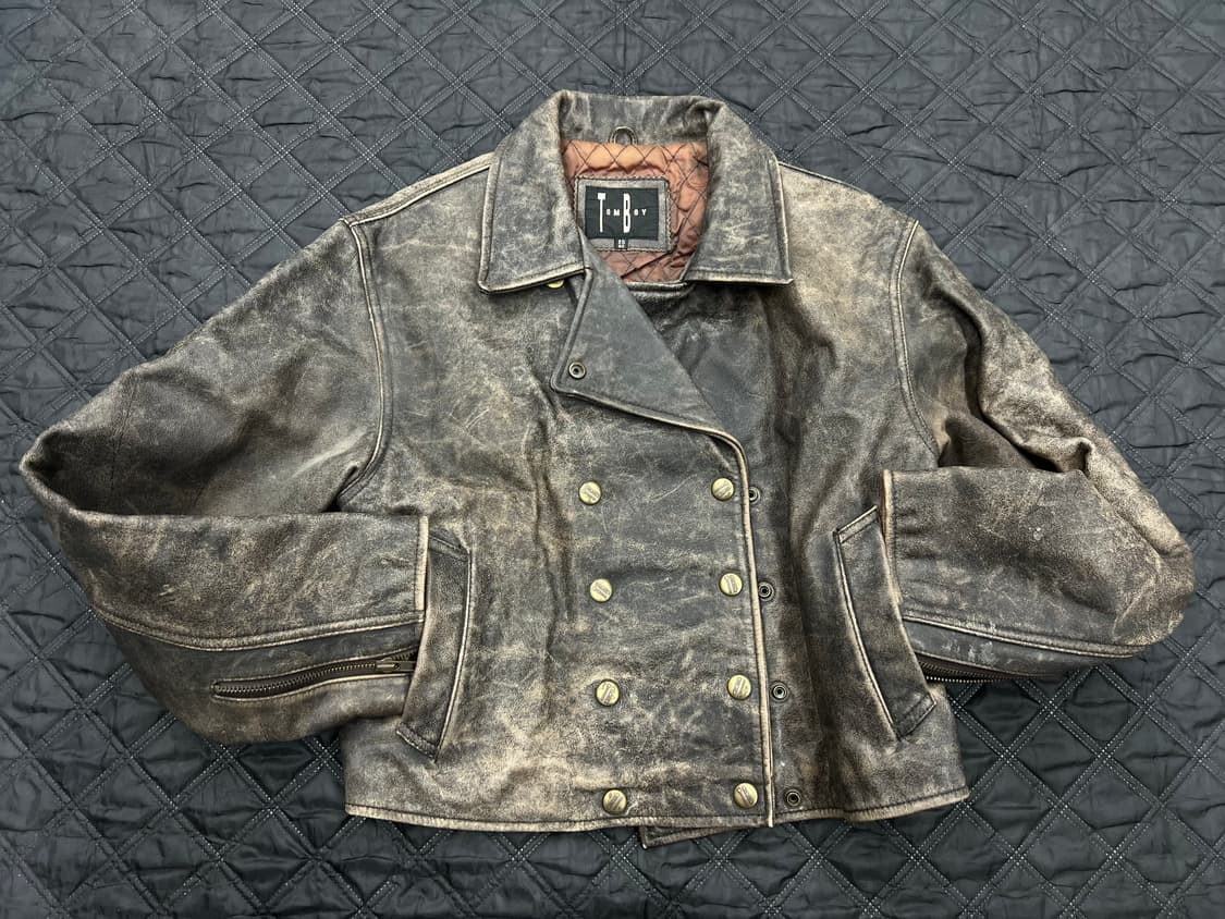 Tomboy 빈티지 가죽자켓 90 상품이미지6